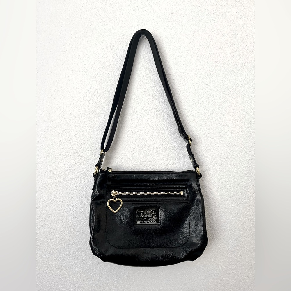 Black Vintage Coach Est. 1941 Shoulder Bag Gem
